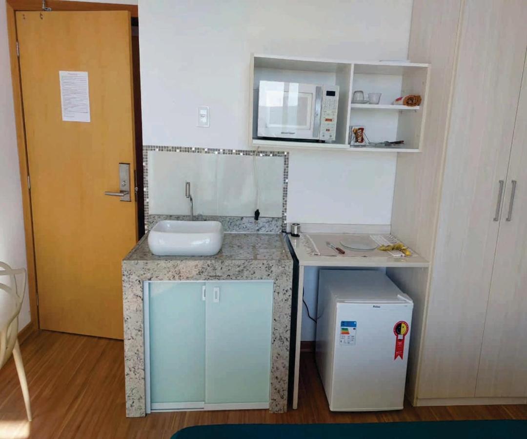 Apto 201 Com Varanda, Self Check-In, Ar, Tv E 14Km Aeroporto Lagoa Santa  Luaran gambar